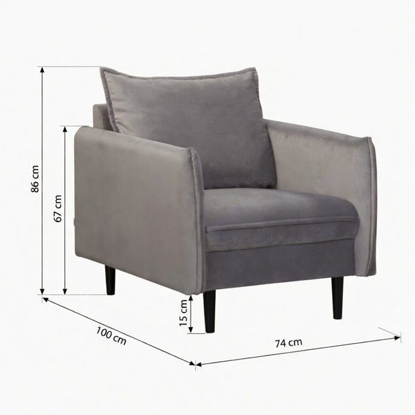 JULI ARMCHAIR GREY
