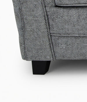 ZINA 3 SEATER SOFA - GREY