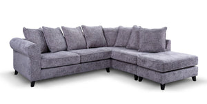 SANDERSON L-SHAPED RIGHT HAND FACING CORNER SOFA - GREY
