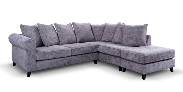 SANDERSON L-SHAPED RIGHT HAND FACING CORNER SOFA - GREY