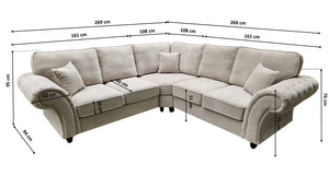WINDSOR CORNER SOFA NATURAL
