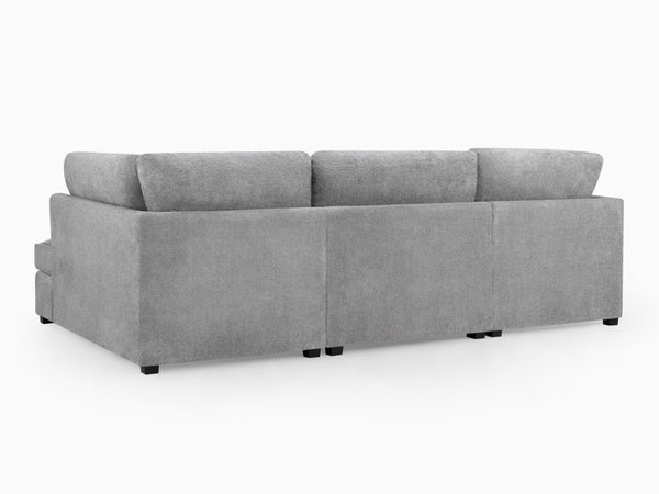 CARNABY U-SHAPED CORNER SOFA - GREY