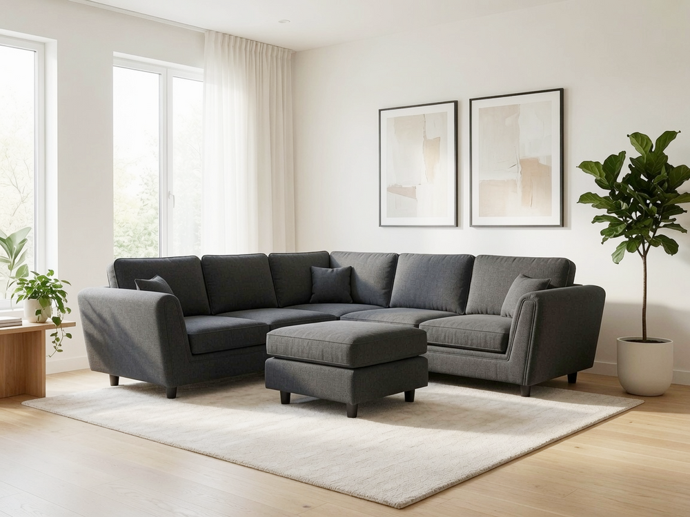 ANGEL CORNER SOFA - GREY