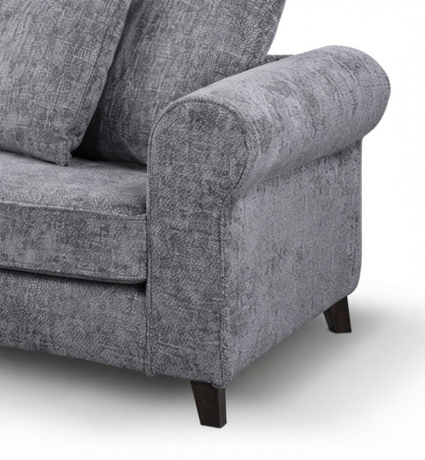 SANDERSON L-SHAPED LEFT HAND FACING CORNER SOFA - GREY