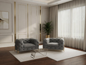 CHELSEA BIS GREY ARMCHAIR SET OF 2