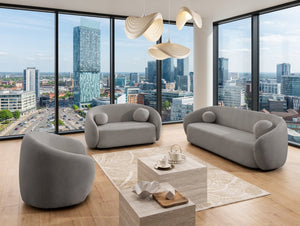 BLOOM 3+2+1 SEATER SOFA SET GREY