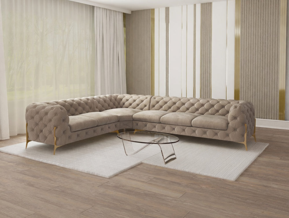 CHELSEA BIS L-SHAPED LEFT HAND FACING CORNER SOFA BEIGE