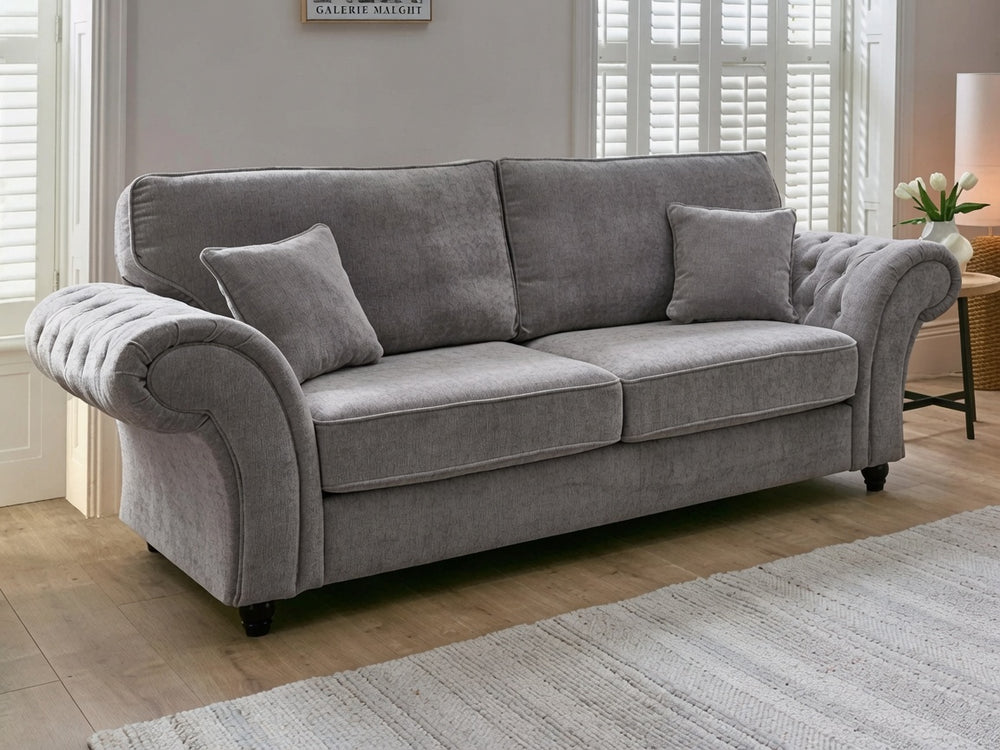 WINDSOR 3 SEATER SOFA - GREY
