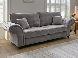 WINDSOR 3 SEATER SOFA - GREY