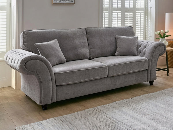 WINDSOR 3 SEATER SOFA - GREY